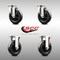 Service Caster 5 Inch 316SS Hard Rubber Wheel Swivel Top Plate Caster Rigid SCC, 2PK SCC-SS31620S514-HRS-2-R-2 - alternate 2
